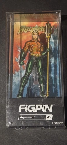 RARE FIGPIN DC COMICS AQUAMAN #49 FIGPIN LOCKED 🔥 🔥