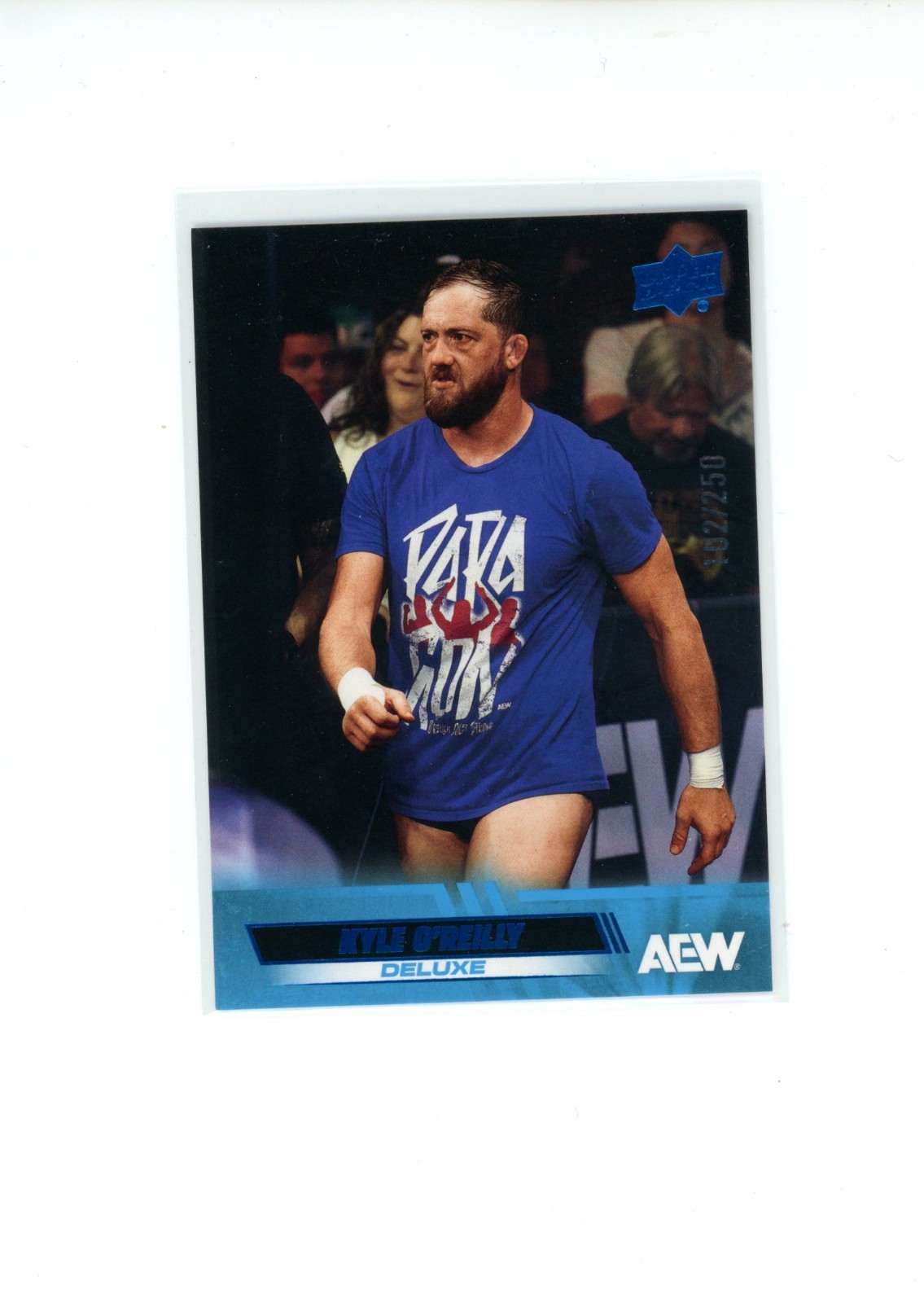 2026 Upper Deck AEW Kyle O'Reilly #2 Deluxe Blue Parallel 102/250