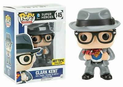 Funko POP! Heroes: DC Super Heroes - Clark Kent (Hot Topic)(Damaged Box) #145