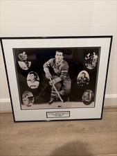 Signed Maurice “Rocket” Richard Photo Never Give Up