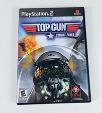 Top Gun: Combat Zones (Sony PlayStation 2, 2001) Tested Working Complete Manual