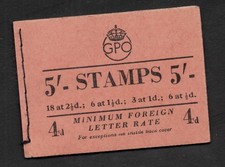 BD31(4). 6s booklet. September, 1952. Fine and complete.