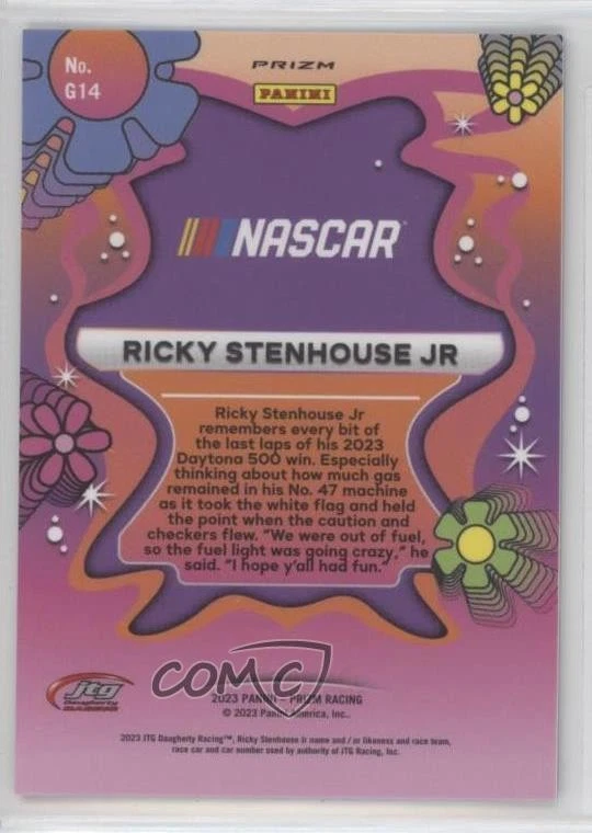 2023 Panini Prizm Groovy Ricky Stenhouse Jr #G14 - Image 2 of 2