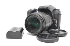 Exc 5 KONICA MINOLTA Sweet DIGITAL DSLR Camera Black w/ 18-70mm lens tested