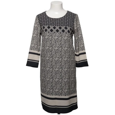 Laura Clement, Kleid, Größe: 34, Schwarz/Beige, Polyester, Print, Damen #VxS