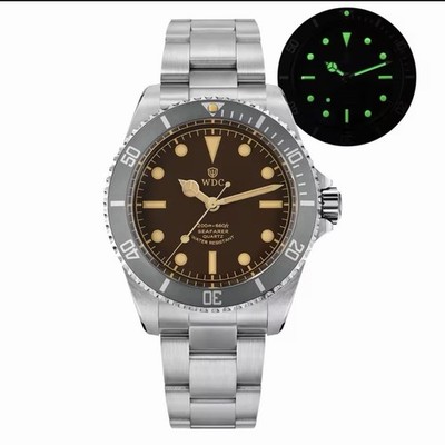 WDC Seafarer WD5513Q Diver - Tropical Brown Dial - VH31 Sweep