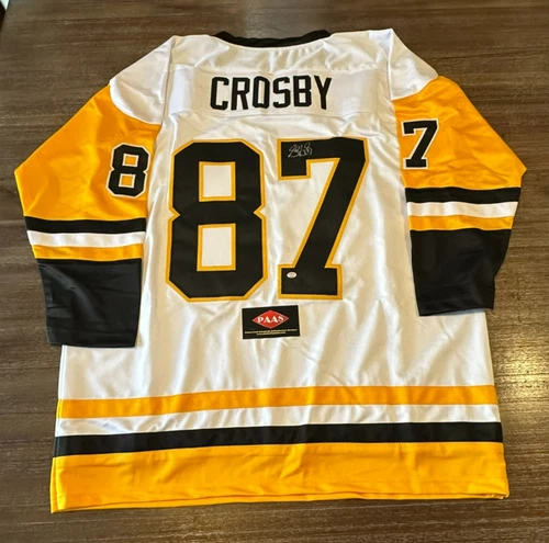 Sidney Crosby Pittsburgh Penguins Autographed Hockey Jersey with COA