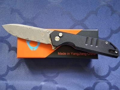 *NEW*  SIXLEAF/TWO SUN - Damascus Blade & G10 Handle  SL-52  ** US SELLER! **