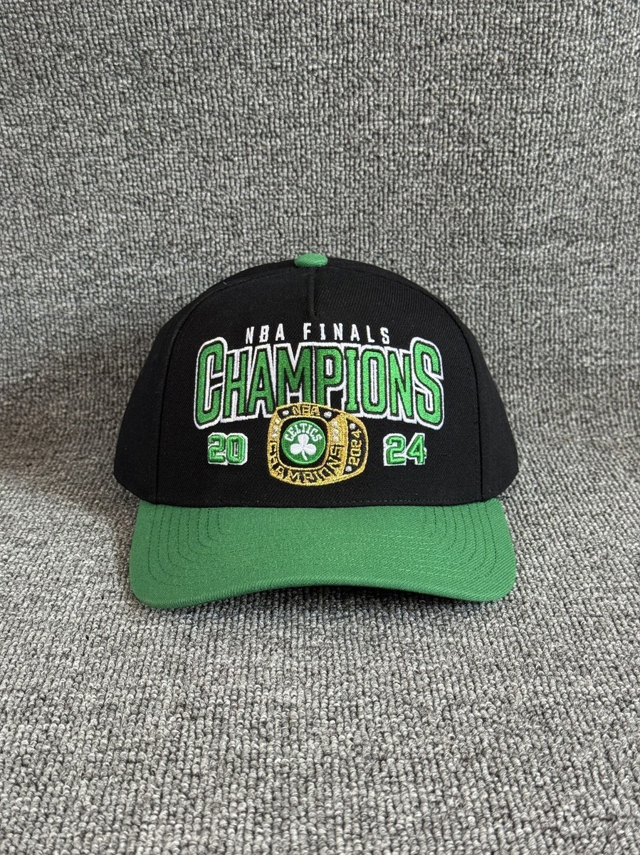 Mitchell & Ness Boston Celtics NBA Finals Champions Snapback Hat Black Green