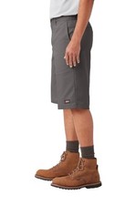 Dickies Men Essential Work Short 13  Inseam Relaxed Fit Flex Charcoal Gray 34 NWT