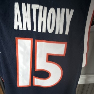 Nike Syracuse Orange Basketball Jersey Anthony #15 Size L Navy