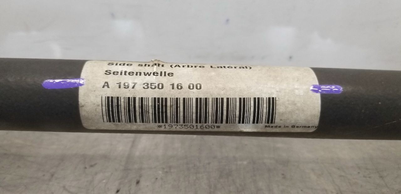 11 MERCEDES BENZ SLS AMG C197 6.3L AXLE SHAFT REAR LEFT DRIVER 1973501600