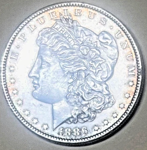 1886 P Morgan, BU great luster uncirculated  no reserve or shipping Sigma tested