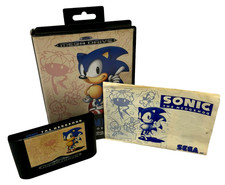 Jeu Sonic The Hedgehog - Version PAL Pour Sega Game Gear - Bon état Avec Instructions