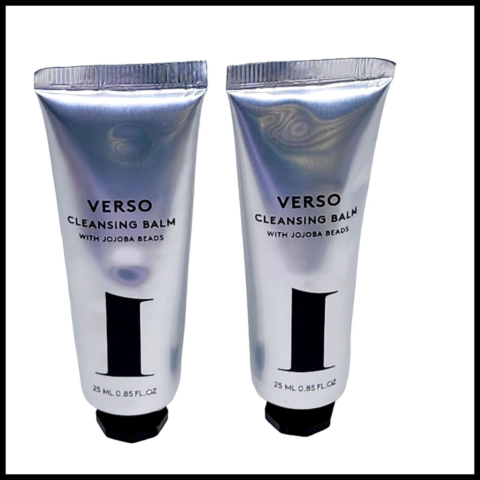 2 очищающих бальзама Verso с шариками жожоба, 0,85 унции / 25 мл,  дорожный размер