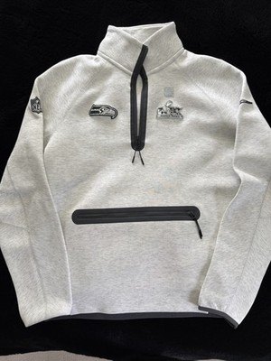 Medium Nike Seattle Seahawks Super Bowl LX 60 Opening Night Tech Fleece 1/2 Zip