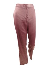 Tahari ASL Women's Satin Wide-Leg Pants (16, Beyond Rose)