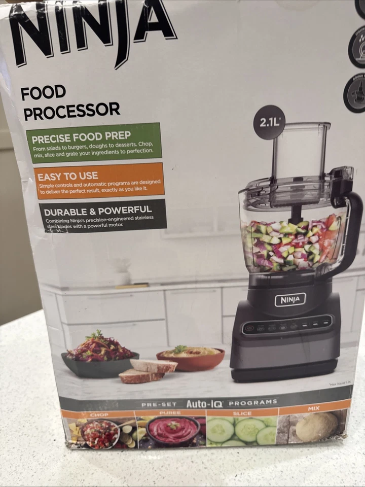 Ninja Food Processor with Auto-IQ BN650UK  2.1L - NEW - NEVER USED - Image 3 of 4