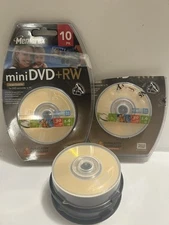 Memorex Mini DVD+RW 10 Pack Rewriteable DVD for DVD Camcorder or PC - (4)