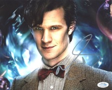 Matt Smith Signed Autographed 8x10 Photo Dr. Who The 11th Doctor ACOA