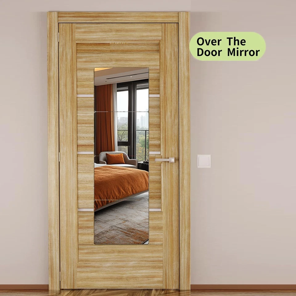 Full Body Mirror Tiles 4Pack, 10x10 Inch Shatterproof Plexiglass Squares  - Image 3 of 4