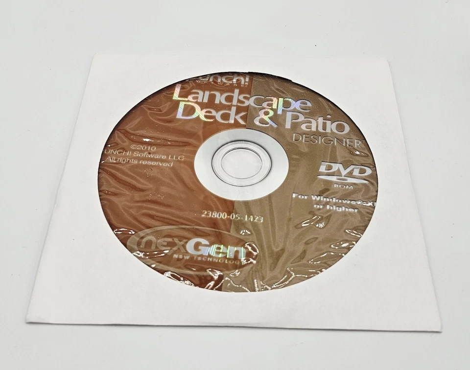 OPEN BOX PUNCH! Software Landscape Deck & Patio Designer Windows 7, XP, Vista - Image 4 of 4
