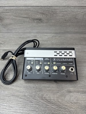 Mackie Onyx Blackjack 2x2 USB Audio Interface - Studio Quality Recording