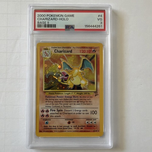 Charizard 004/130 Base Set 2 Holo - PSA 3