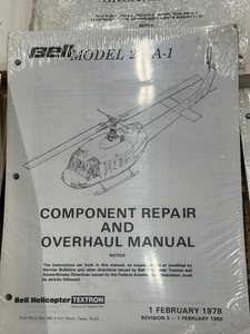 Bell 205A-1 component repair and overhaul manual