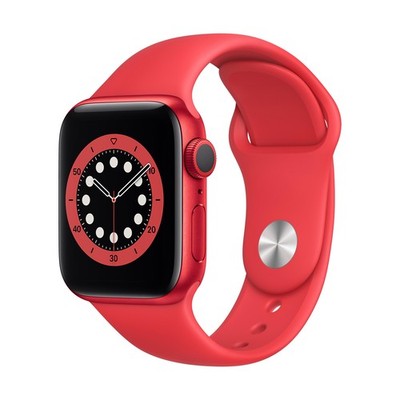 Apple Watch Series 6 GPS 40mm Aluminiumgehäuse PRODUCT(RED) mit Sportarmband