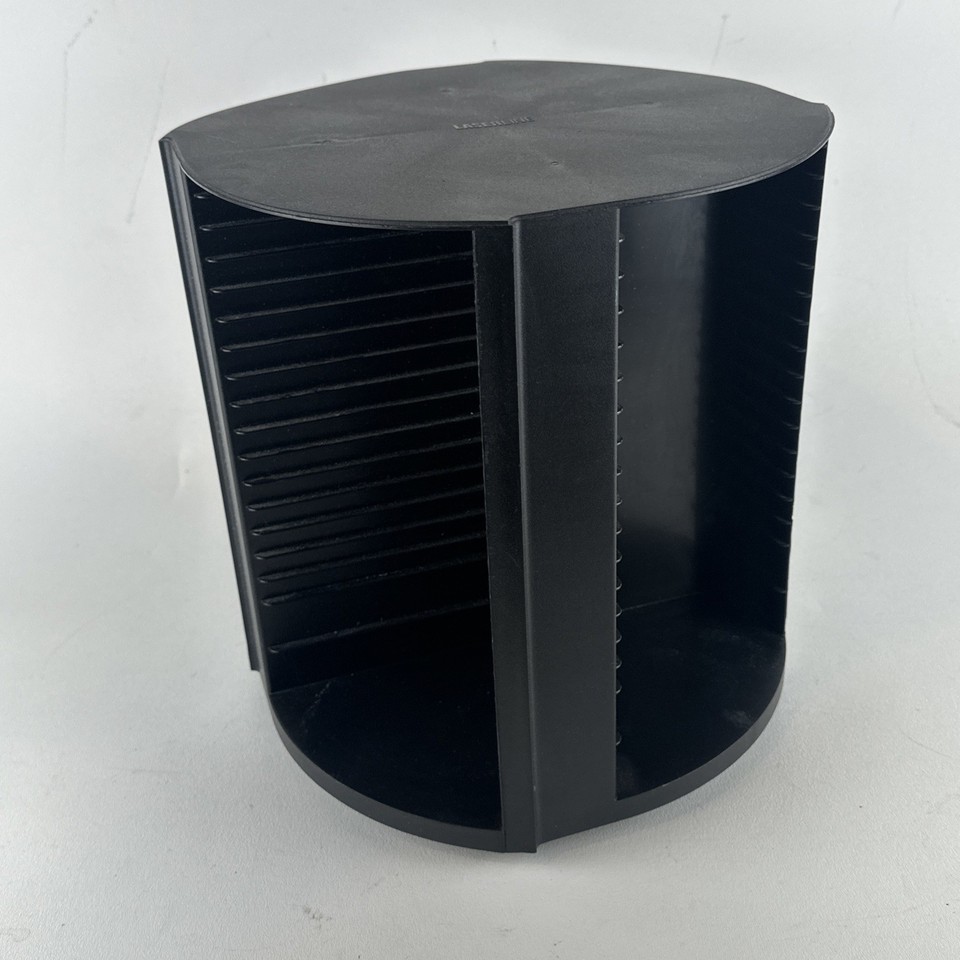 LASERLINE 80 CD Storage Holder Rotating Spinning Tower Carousel Rack ...