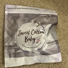 sweet cotton baby NAVY, tan, green, cream 4 pack pacifier