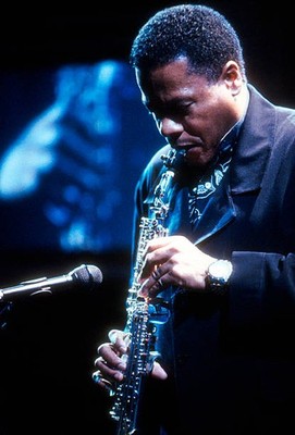 Wayne Shorter American saxophonist during a concert 2001 Old Music Photo 4