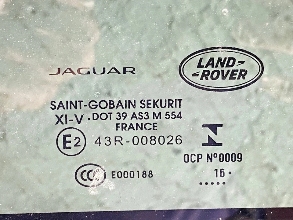 17-23 JAGUAR F-PACE TECHO CORREDIZO PANORÁMICO DELANTERO TECHO CORREDIZO PANEL DE VIDRIO OEM Foto 3 de 3