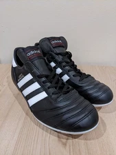 Adidas Copa Mundial Soccer Cleats Men’s 10.5 Black Leather Made in Germany 01511