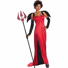 DESIRABLE DEVIL ADULT HALLOWEEN COSTUME WOMEN'S SIZE LARGE 12-14