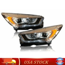 For Ford Escape 2017 2018 2019 Left+Right Xenon HID Halogen Headlights Headlamps