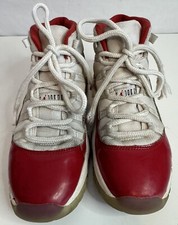 Nike Air Jordan 11 Retro Cherry Boys Size 6Y Athletic Shoes Sneakers 378038-116