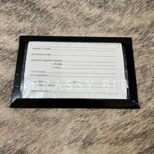 Horse Stall Card Holder