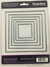 Crafters Companion Threaders NESTING SQUARE DIES FOR FABRIC New