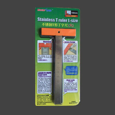 Neu Master Tools 09987 Stainless T Ruler L-size Trumpeter 