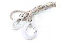 Rescue Rope 175 Cm Rope Line GDR Fire Brigade With Carabiner Hook Decoration