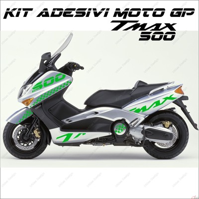 Labelbike 3D Gelharz-Aufkleber Für Yamaha TMAX 2001-2007 – 2-teiliges Set Für Rollerkanten, Kratzfest Und Wasserdicht