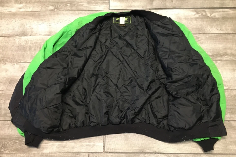 Casaco masculino Arctic Cat snowmobile trenó snowmobile bombardeiro equitação corrida GG - Imagem 4 de 4