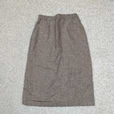 Vintage John Meyer Norwich Wool Skirt Size 12 Lined Pockets Check Houndstooth