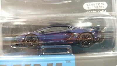 MINI GT 343 chase (new) Lamborghini Aventador SVJ Viola