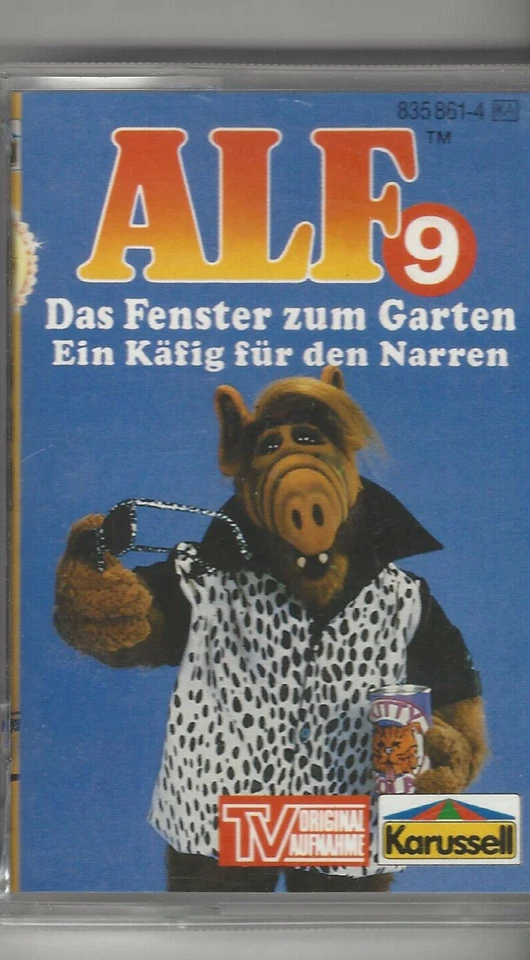 MC Kassette ALF Folge 9 - Das Fenster zum Garten - Ein Käfig für den Narren - Bild 1 von 1