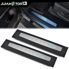 Fit For 17-22 Ford F250 F350 Super Duty Platinum LED Illuminated Door Sill Cover