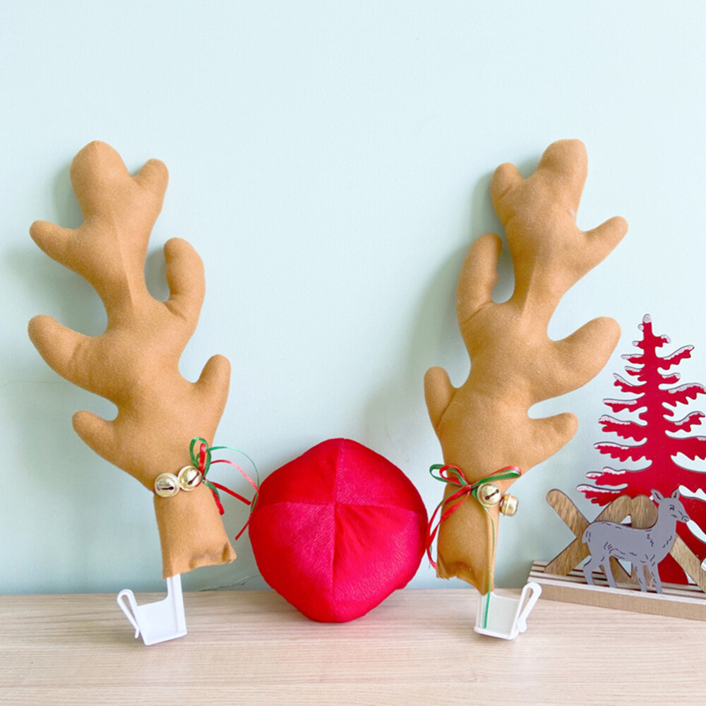 Xmas Jingle Bell Car Reindeer Decoration Reindeer Antlers Car eBay