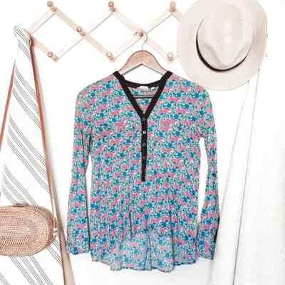 Anthropologie Vanessa Virginia Tiger Honore Blouse